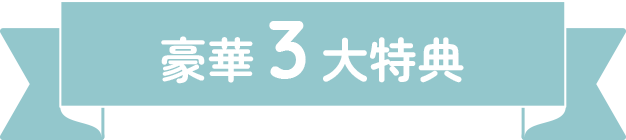 豪華3大特典